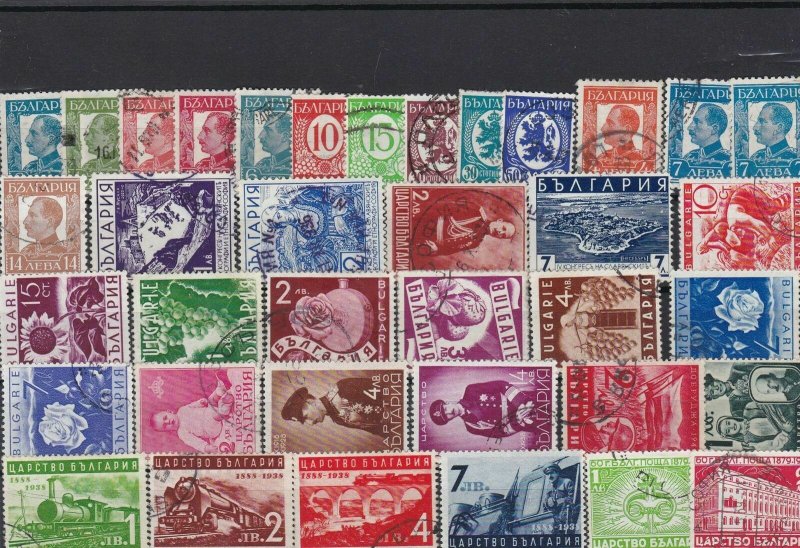 old bulgaria stamps ref r9566a