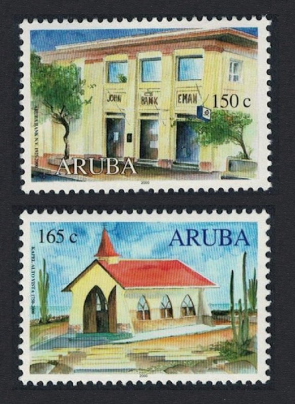 Aruba Anniversaries 2v 2000 MNH SG#261-262