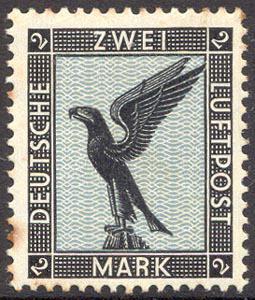 Germany C33 Mint Hinged 2m Airmail from 1926