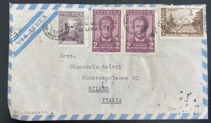 1960 Buenos Aires Argentina Airmail commercial Cover To Milano Italy