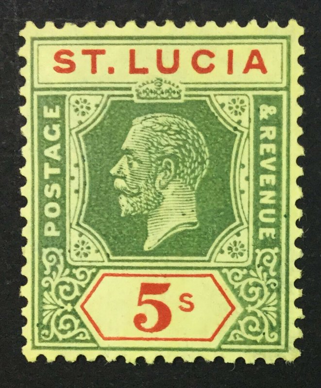 MOMEN: ST. LUCIA SG #105 1923 MINT OG NH £60+++ LOT #61225 