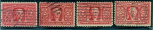 SCOTT # 324, LOUISIANA PURCHASE, USED, 4 STAMPS, GREAT PRICE!