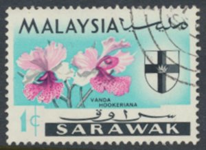 Sarawak  SC# 228 Used Orchids Flowers see details & scans