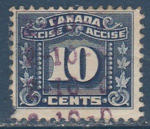 Canada /  Excise Tax     VanDam  FX71  (O)        Le $0.10