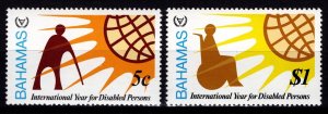 Bahamas 1981 International Year for Disabled Persons, Set [Mint]