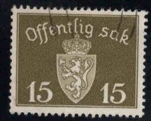 Norway Scott o36 used official  stamp