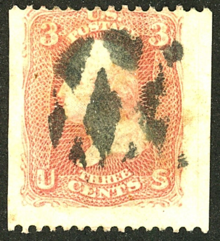 U.S. #65 PARTIALLY INPERFORATED USED