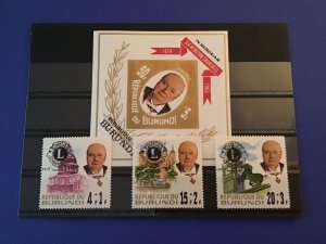 Burundi Winston Churchill Mint Never Hinged   Stamps   R46115