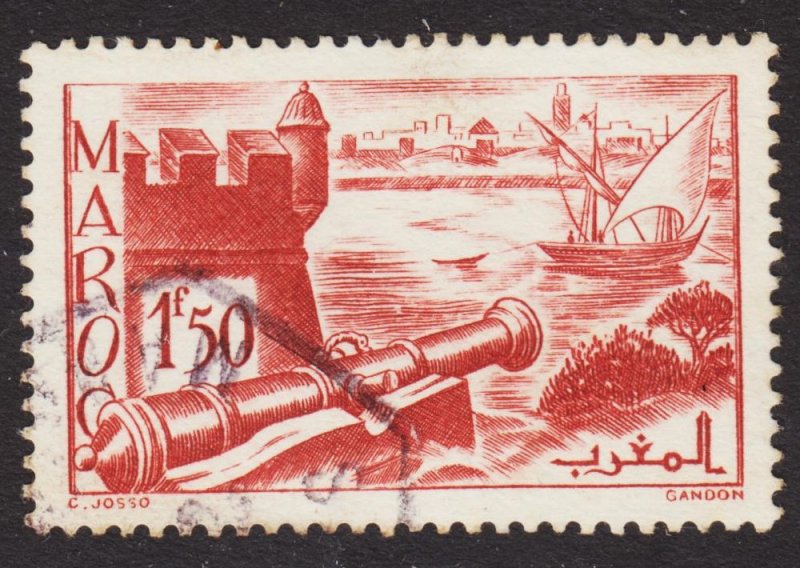 French Morocco Scott 168 VF used.