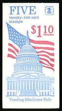 BK144 $1.10, 2116a, 22c Flag-Capitol 1985