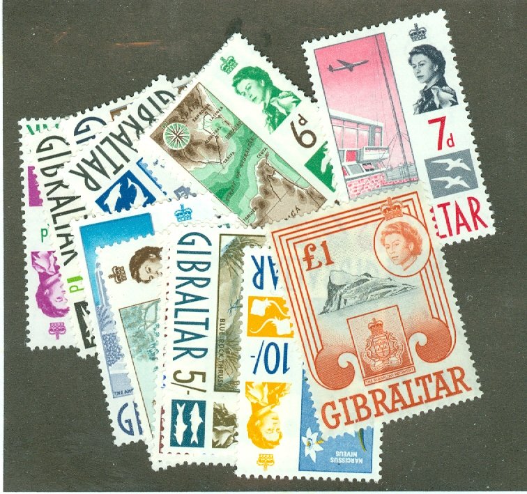 Gibraltar 147-60 MNH CV $82.55