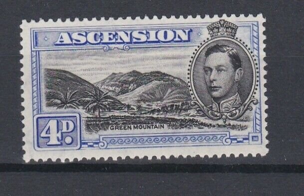 ASCENSION  1938  S G 42C 4D  BLACK  &  ULTRAMARINE 131/2 MNH 