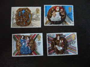 Stamps - Great Britain - Scott# 732-735 - Used Set of 4 Stamps