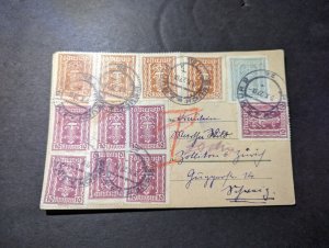 1922 Austria Postcard Cover to Zollikon Zurich Switzerland