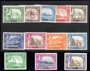 Aden Stamps # 16-27a MNH VF