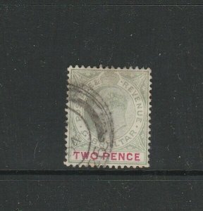 Gibraltar 1903 Crown CA 2d Used SG 48