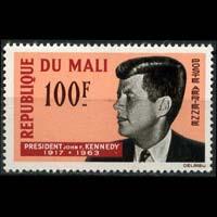 MALI 1964 - Scott# C24 Pre.Kennedy Set of 1 LH