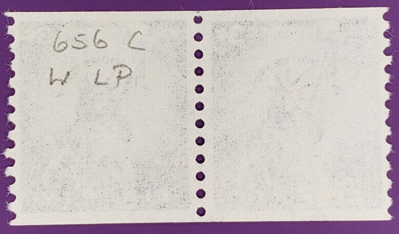 United States, Scott #1057, VF used line pair