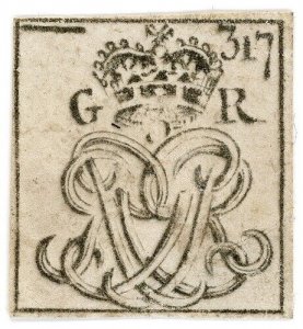 (I.B) George III Revenue : Impressed Duty Cypher Seal (317)