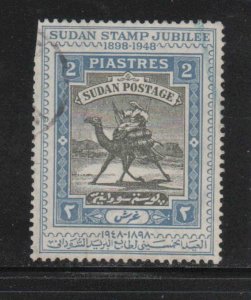 SUDAN #95  1948  2p  CAMEL POST          F-VF  USED   a