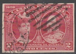 98a Canada Used Imperf single forgery