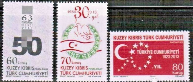 2013 TURKISH CYPRUS - ANNIVERSARIES AND EVENTS - UMM