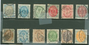 Denmark #41-52  Single (Complete Set)