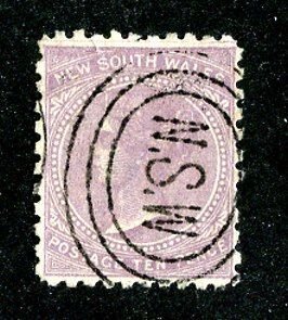 1893 New South Wales Sc #91b used cv.$13 ( 9139 BCXX5 )