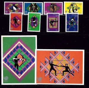 Bhutan 655-64 MNH 1989 Olympics (an6681)