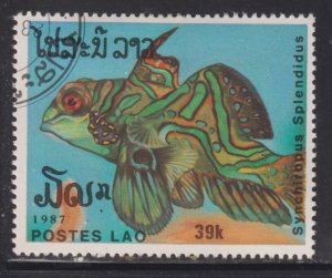 Laos 823 Synchiropus Splendidus 1987