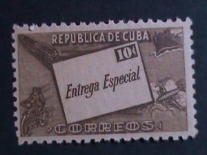 ​CUBA 1945 SC#E12 SPECIAL EXPRESS MAIL-MINT-NG-VF LAST ONE-79 YEARS OLD STAMP