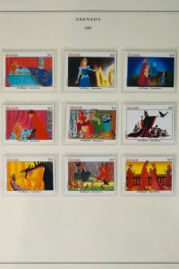 Grenada Mint NH 1980s Disney Stamp Collection