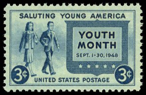 US Sc 963 VF/MNH 1948 3¢ American Youth