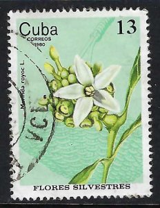 Cuba 2373 VFU FLOWER P930-1