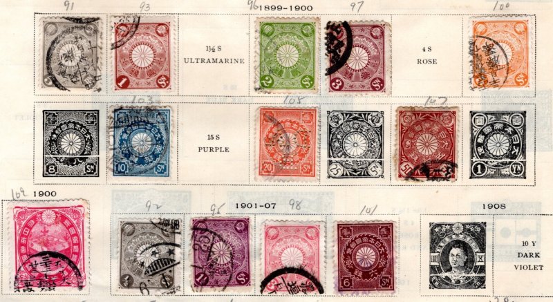 EARLY STAMPS FROM JAPAN