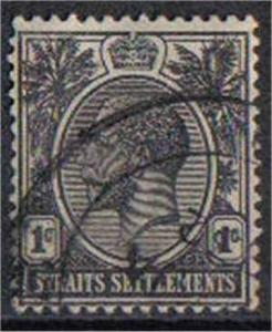 STRAITS SETTLEMENTS, 1921-32, used 1c, Scott 179