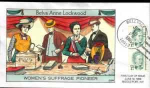 US Collins FDC SC#2178 Belva Anne Lockwood