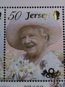 ​JERSEY STAMP:2000 SC#963a 100TH ANNIVERSARY BIRTH OF QUEEN'S MOTHER  MNH S/S