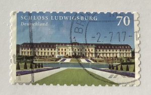 Germany  2017  Scott 2974 used - 70c, Ludwigsburg castle