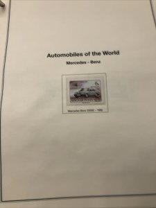 Automobiles Of The World Stamp Collection