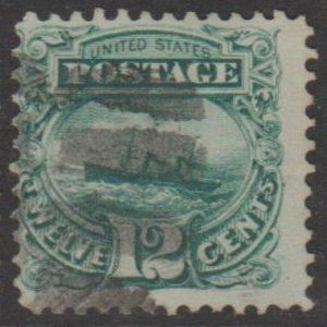 U.S. Scott #117 Maritime Ship Stamp - Used Single