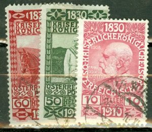 JX: Austria 128-141 used CV $139; scan shows only a few