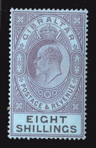 MOMEN: GIBRALTAR SG #54 1903 CROWN CA MINT OG NH £170++ LOT #66931*