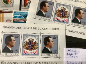 Luxembourg 1980 mint never hinged stamps  Ref A600