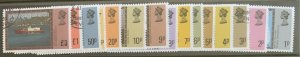 FALKLAND ISLANDS DEP. 1980 DEFINITIVES SET SG74A/88A  FINE USED