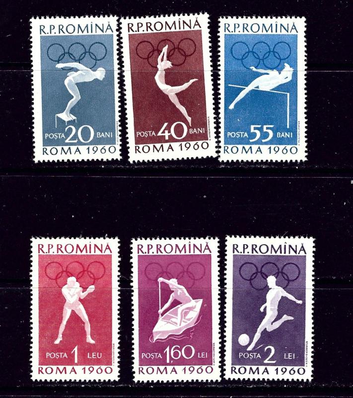 Romania 1331-36 MNH 1960 Olympics