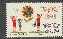 MEXICO 1862, CHILDREN FOR PEACE. MINT, NH. VF.