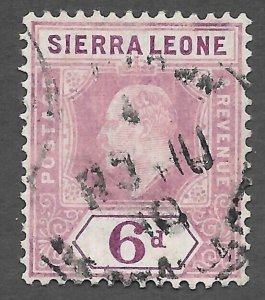 Sierra Leone (1903) - Scott # 72,   Used