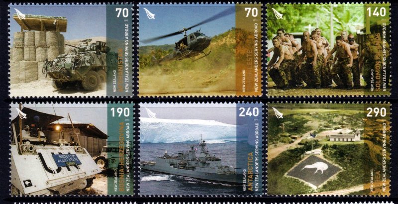New Zealand 2013 Defense Forces Complete Mint MNH Set SC 2455-2460
