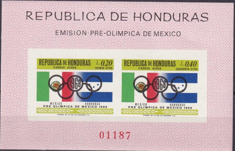 Honduras #C435z  MNH Imperf  CV $16.00 (A19213)